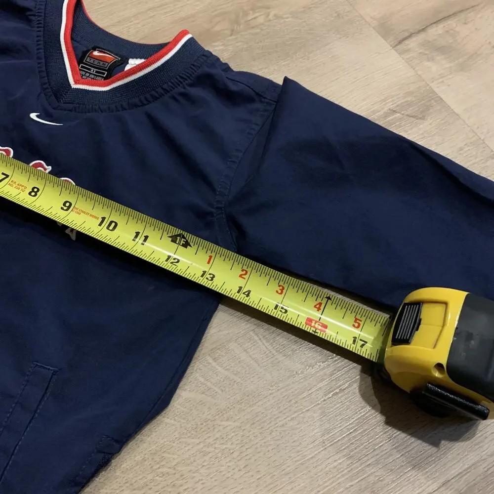 Vintage Y2K Nike MLB Boston Red Sox Jacket Kids 4T Windbreaker Center Swoosh